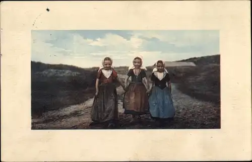 Ak Niederlande, Mädchen in Tracht