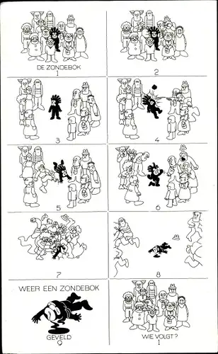 Künstler Ak Vermeulen, Henk, Sündenbock