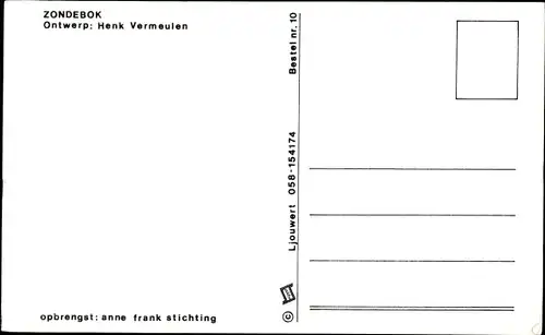 Künstler Ak Vermeulen, Henk, Sündenbock