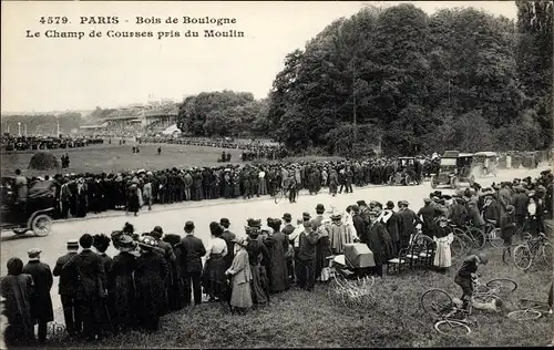 Ak Paris XVI, Bois de Boulogne, The Course de Courses