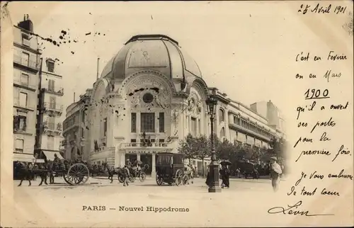 Ak Paris XVI, Neues Hippodrom