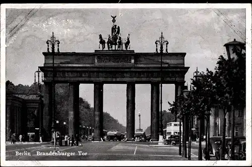 Ak Berlin Mitte, Brandenburger Tor