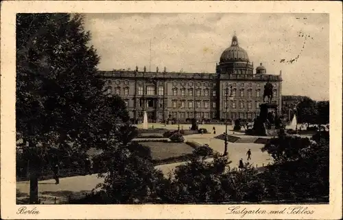 Ak Berlin Mitte, Lustgarten, Schloss