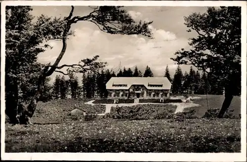 Ak Freiburg im Breisgau, Schauinsland, Berghotel Burggraf