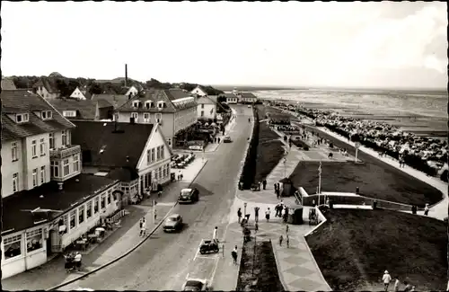 Ak Nordseebad Duhnen Cuxhaven, Hotels, Deich, Strand