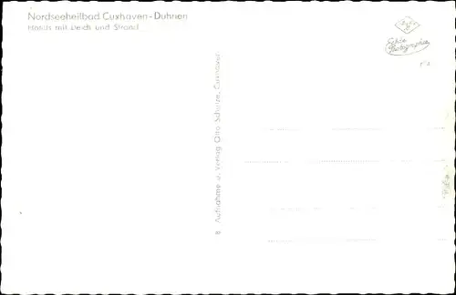 Ak Nordseebad Duhnen Cuxhaven, Hotels, Deich, Strand