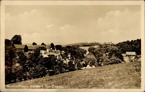 Ak Nassau Frauenstein im Erzgebirge, Teilansicht