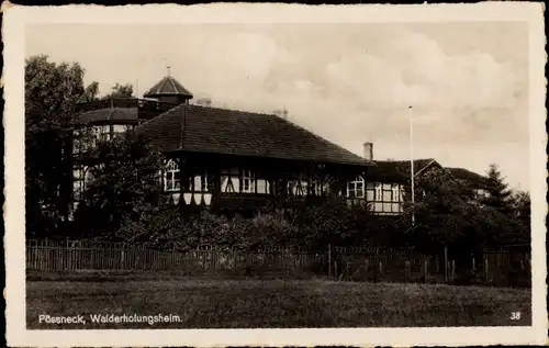 Ak Pößneck im Saale Orla Kreis Thüringen, Blick auf das Walderholungsheim