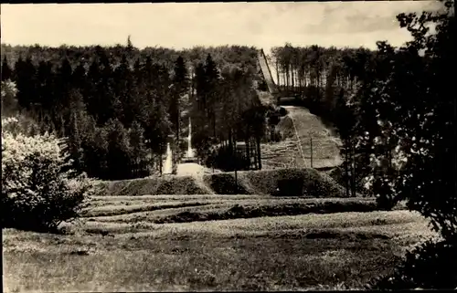 Ak Brotterode in Thüringen, Sprungschanze