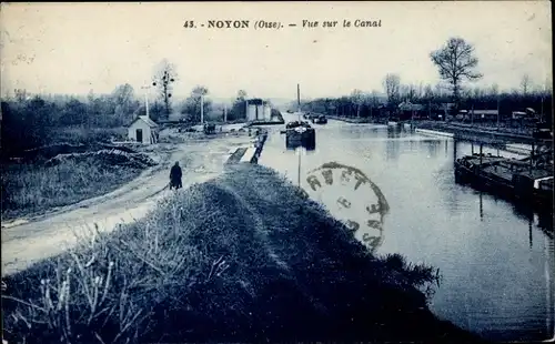 Ak Noyon Oise, Kanal