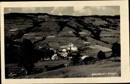 Ak Saalbach in Salzburg, Panorama