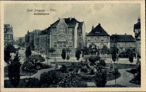 Ak Ilmenau in Thüringen, Bismarckplatz