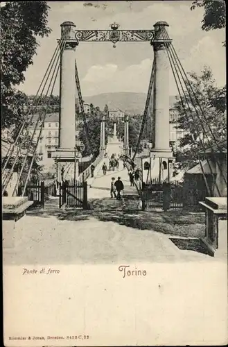 Ak Torino Turin Piemonte, Ponte di ferro