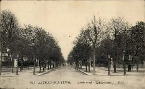 Ak Neuilly sur Seine Hauts de Seine, Boulevard Inkermann