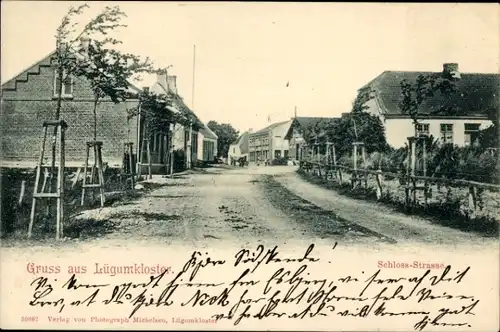 Ak Løgumkloster Lügumkloster Dänemark, Schlossstraße