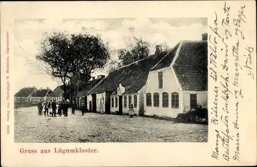 Ak Løgumkloster Lügumkloster Dänemark, Ortspartie
