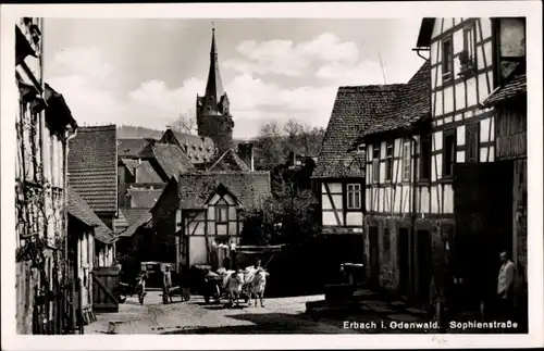 Ak Erbach im Odenwald Hessen, Sophienstraße