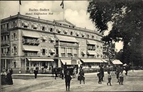 Ak Baden Baden am Schwarzwald, Hotel Englischer Hof