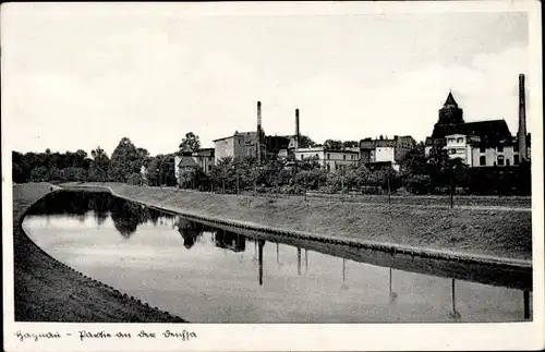 Ak Chojnów Haynau Schlesien, Teilansicht