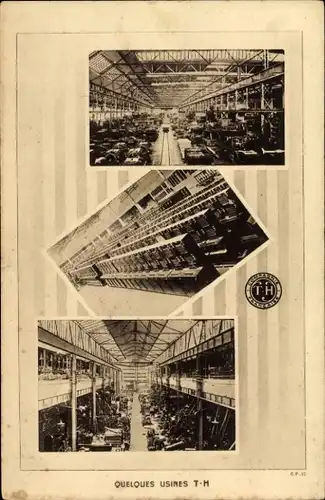 Ak Paris VIII., Weiße Kohle, Fabriken, Pariser Gruppe