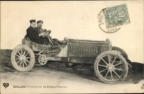 Ak Automobile, Caillois auf seinem Richard-Brasier
