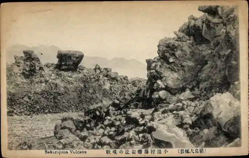 Ak Insel Kyūshū Präfektur Okinawa Japan, Sakurajima Vulkan