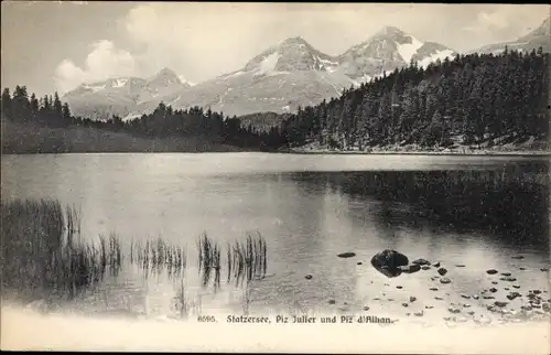 Ak Kanton Graubünden, Statzersee, Piz Julier und Piz de Alhan