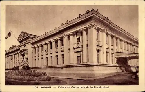 Ak Saigon Cochinchina Vietnam, Gouverneurspalast