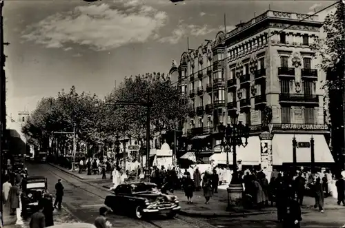 AK Barcelona Katalonien Spanien, Ramblas, Llano de la Boqueria