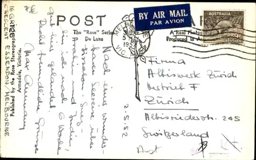 Ak Melbourne Australien, Elizabeth Street