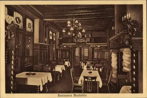 Ak Köln am Rhein, Rembrandt-Haus, Restaurant Bierhöhle, Gr. Sandkaul 34