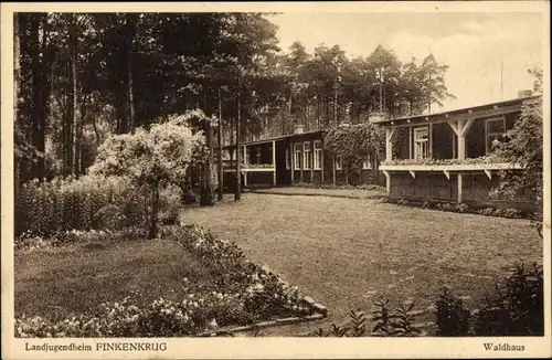 Ak Finkenkrug Falkensee im Havelland, Landjugendheim Finkenkrug, Waldhaus