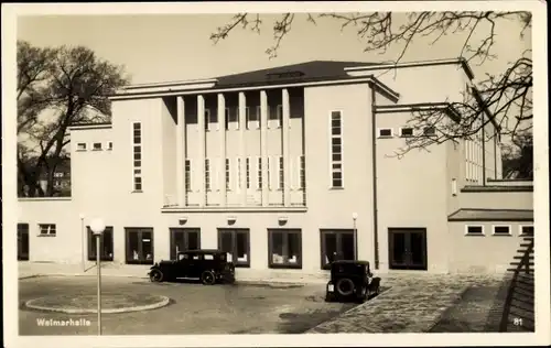 Ak Weimar in Thüringen, Weimarhalle