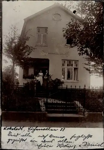 Foto Ak Hamburg Eimsbüttel Lokstedt, Wohnhaus Eichenallee 33, Anwohner