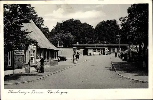 Ak Hamburg Altona Rissen, Vosshagen, Zum alten Rissener Landhaus