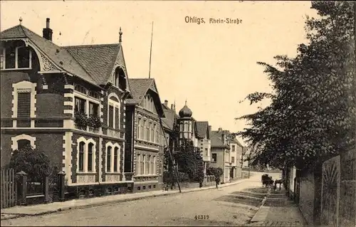 Ak Ohligs Solingen Bergisches Land, Rheinstraße