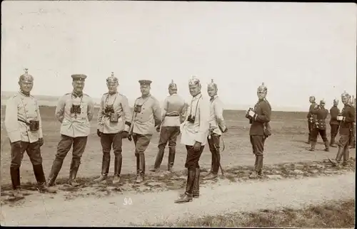 Foto Ak Deutsche Soldaten in Uniformen, Gruppenbild, Kaiserzeit, Elsenborn