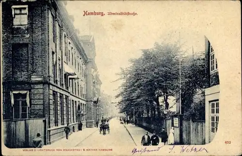 Ak Hamburg Altstadt, Admiralitätstraße