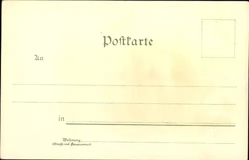 Litho Gruß von der See, Seekranke Passagiere übergeben sich