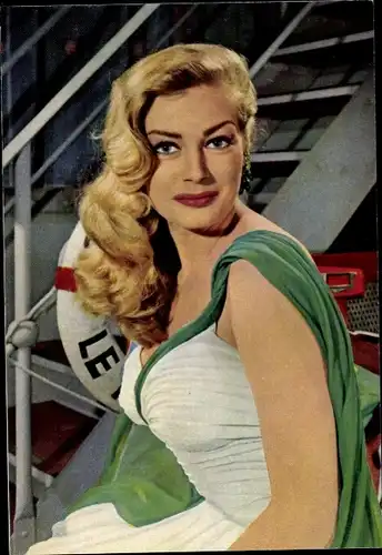 Sammelbild Schauspielerin Anita Ekberg, Portrait, Alles um Anita