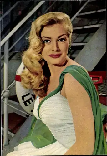 Sammelbild Schauspielerin Anita Ekberg, Portrait, Alles um Anita