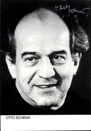 Ak Schauspieler Otto Schenk, Portrait, Autogramm