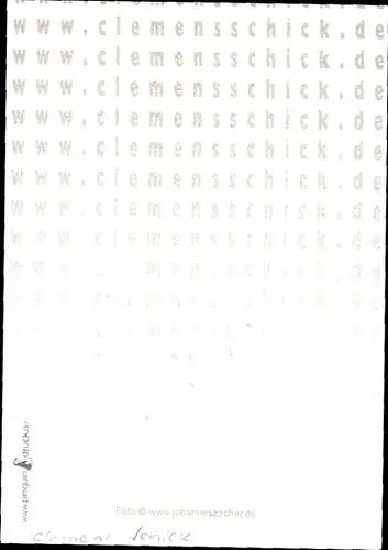 Ak Schauspieler Clemens Schick, Portrait, Autogramm