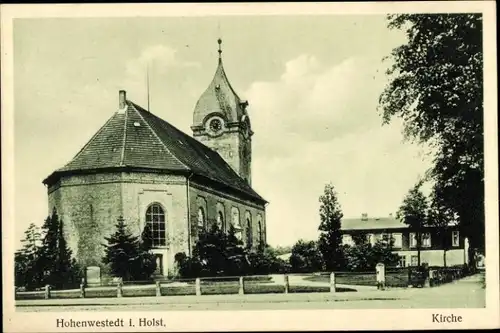 Ak Hohenwestedt in Holstein, Kirche