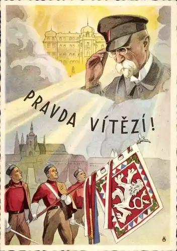 Künstler Ak Usak, O., 20. Vyroci Samostatnosti Republiky Ceskoslovenske 1918-1938