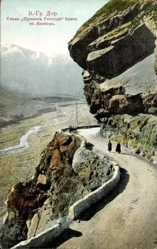 Ak Georgien, Kaukasus, Berg Kasbek