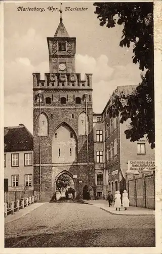 Ak Malbork Marienburg Westpreußen, Marientor