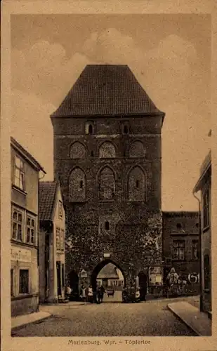 Ak Malbork Marienburg Westpreußen, Töpfertor