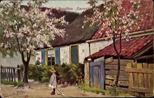 Künstler Ak Gerstenhauer, Johann Georg, niederländisches Motiv, Baumblüte