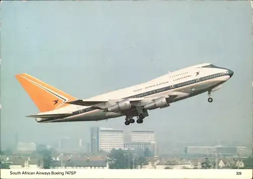 Ak Passagierflugzeug, South African Airways, Boeing 747 SP